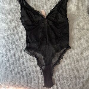 Black Lace Bodysuit